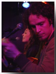 Nick and Liesl performing at the hallowed Cavern in Liverpool.  Image courtesy Nick and Liesl