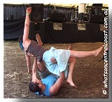 Contact improvisation dancers in action at the Peats Ridge Festival 2005 - What's On image