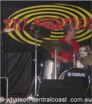 The Outsiders' drummer and lead vocals; Jim Heywood  - What's On Image
